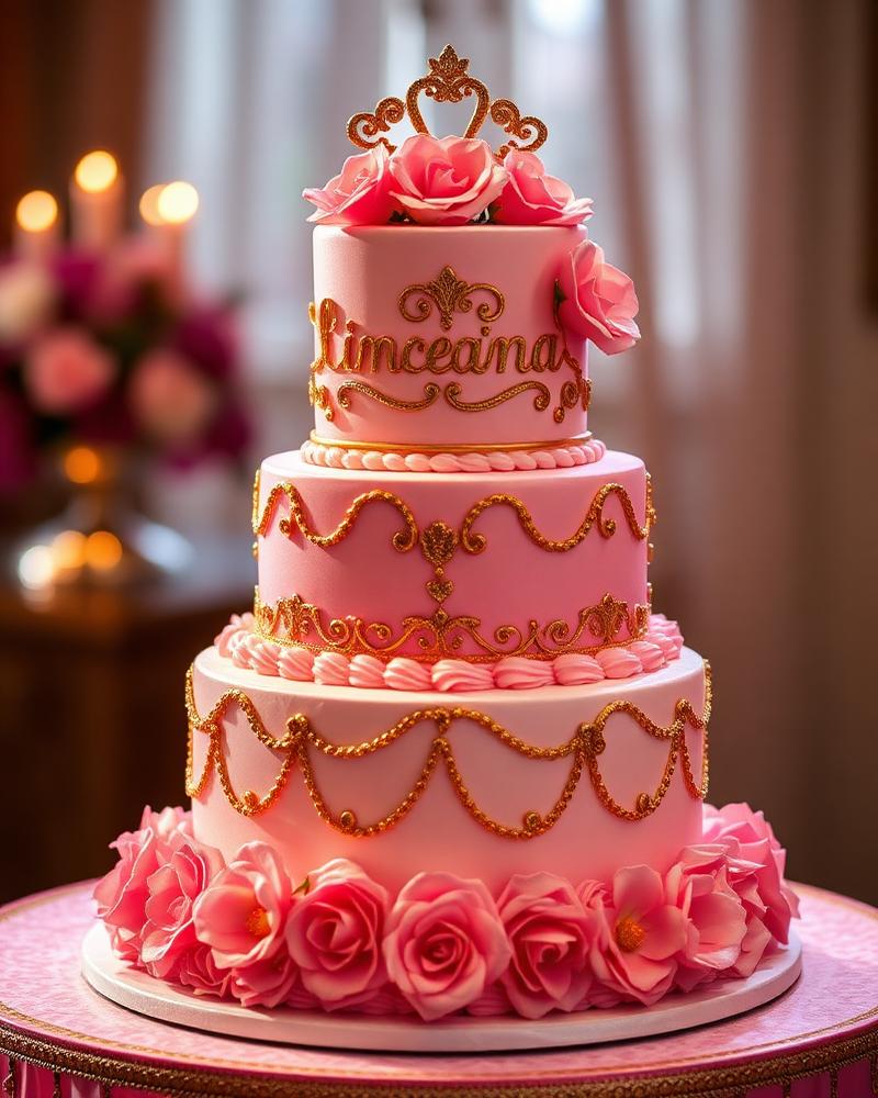 Pastel de Quinceañera