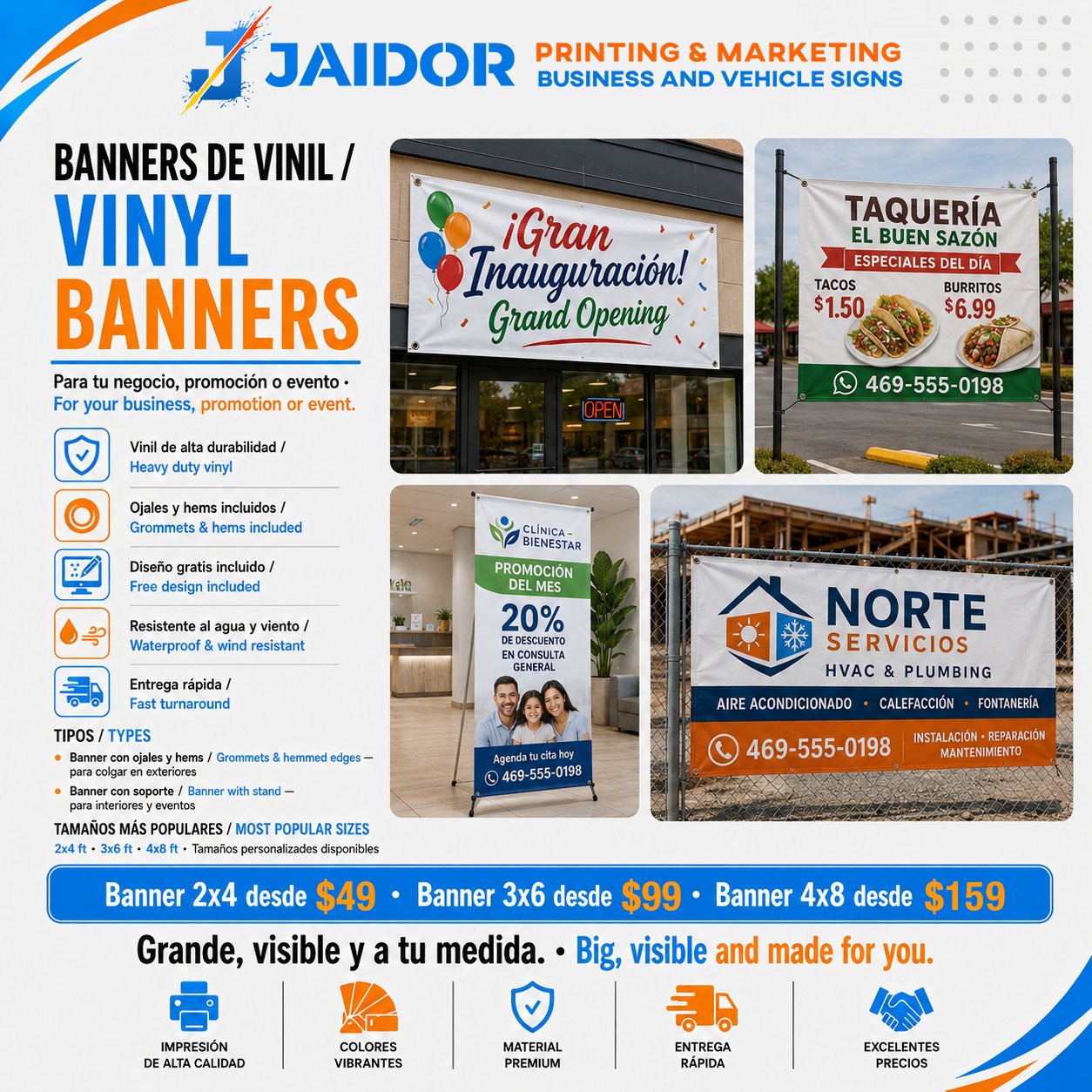 Banners de Vinil