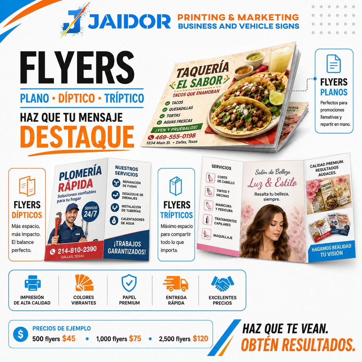 Flyers / Volantes